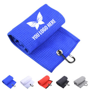 Waffle Weave Golf Towel