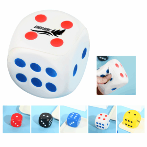 PU Dice-shaped Stress Ball