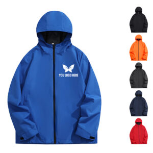 Unisex Jacket Hooded Windbreaker