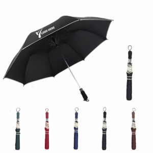 Tech Coating Two-fold Auto Open Large Golf Umbrella