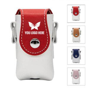 PU Leather Golf Ball Pouch